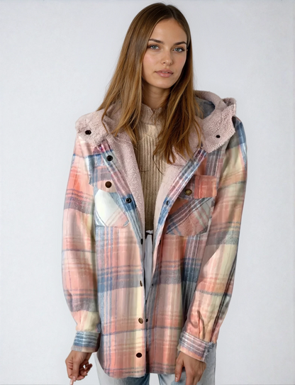 Teddy Lined Fleece Shacket
