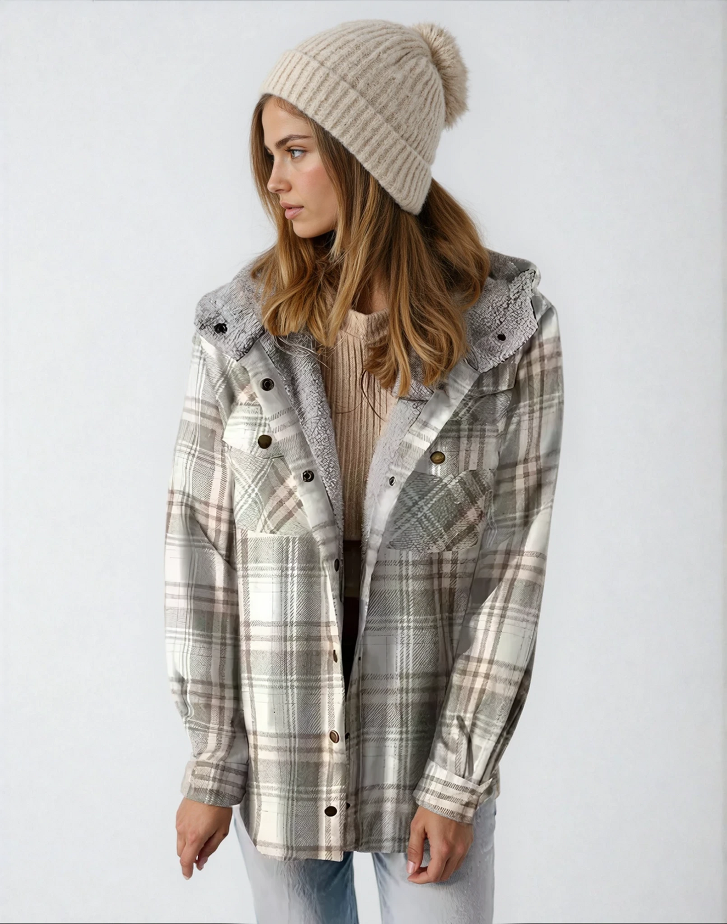 Teddy Lined Fleece Shacket