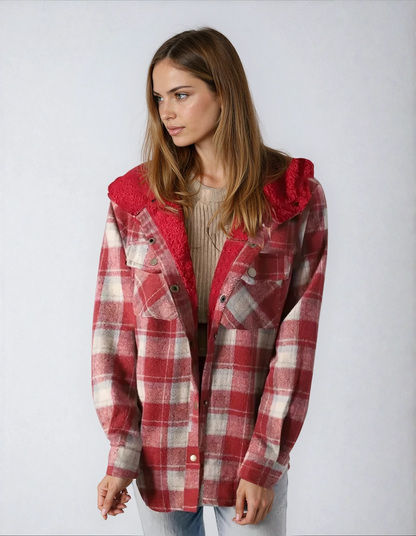 Teddy Lined Fleece Shacket
